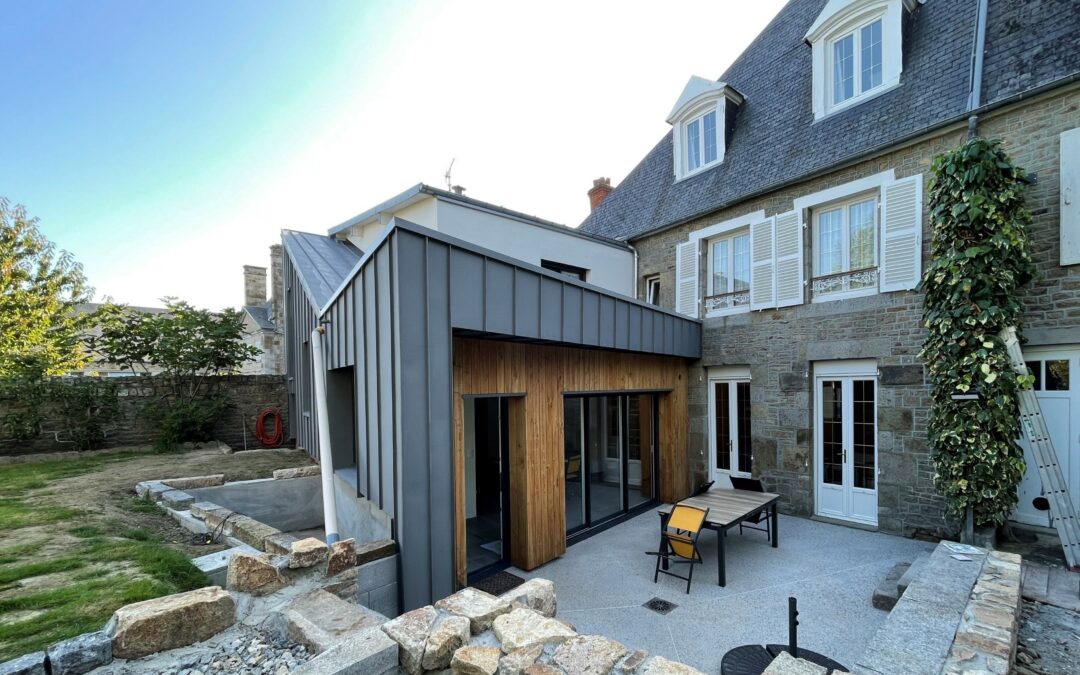 Extension d’une maison de ville, Avranches 50